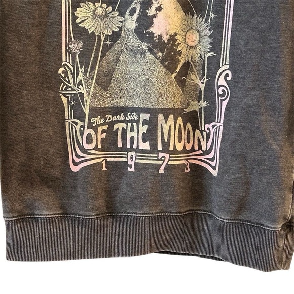 Pink Floyd "The Dark Side of The Moon" Graphic Sweatshirt Unisex L Black - Picture 4 of 10